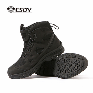 Bottes de randonnée imperméables à tige haute pour hommes DFE06 ESDY, chaussures de marche légères respirantes antidérapantes de style professionnel pour l'extérieur - Product Image 3