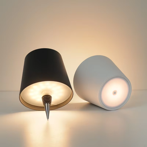 مصباح LED حديث قابل لإعادة الشحن 3 ألوان Temp إضاءة شريط قابلة للتعديل نمط بسيط بطارية ديكور المنزل/سطح المكتب - Product Image 5
