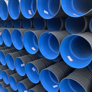 Áp lực cao HDPE đôi tường sóng ống nhà máy bán 200-1200mm cửa cống cho nước mưa hệ thống thoát nước bền mịn - Product Image 5
