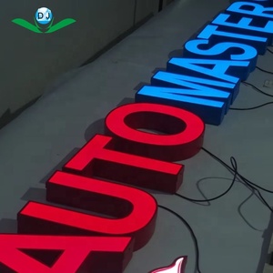 Publicidad Letras de canal iluminadas Letrero de barbería Logotipo 3D Decoración de señalización Letras iluminadas en 3D Letrero de letras iluminadas - Product Image 3