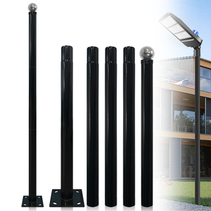 Cột đèn năng lượng mặt trời cho sân vườn ngoài trời, cột đèn sân chia khu, dễ lắp đặt, cột đèn mạ kẽm - Product Image 1