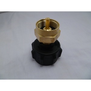 QCC1 To POL Propane Tank Conversion Connector Brass Adapter For 1 Pound Cylinder Filling With Overcurrent Protection - Product Image 3