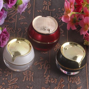 Pot à crème pour les yeux en acrylique, couvercle à clipser rond, 5g 10g 15g 20g 30g, flacon cosmétique rechargeable, conteneur vide pour échantillons - Product Image 1