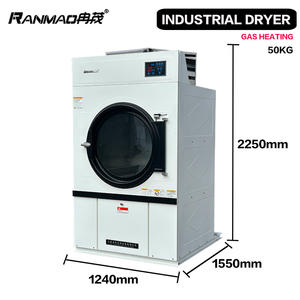 Sécheuse industrielle commerciale pour hôtel, chauffage au <span class=keywords><strong>gaz</strong></span> ou à la vapeur, 50 kg, entièrement automatique, haute efficacité, en acier inoxydable 304 - Product Image 2