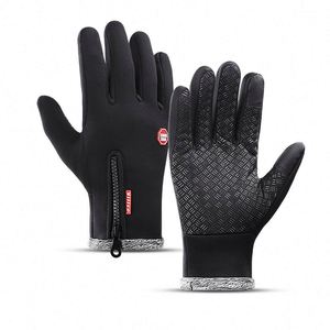 Gants d'hiver chauds pour sports de plein air, imperméables, coupe-vent, à doigts complets, pour vélo, moto, course à pied, compatibles écran tactile - Product Image 2