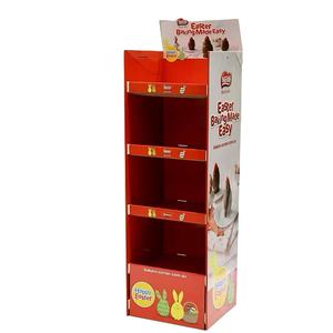 Exhibidores de Cartón Corrugado Plegables Personalizados con Estantes para Productos Alimenticios - Product Image 2