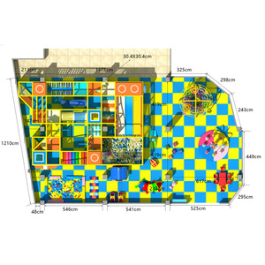 Equipo de gimnasio Venta de equipo de alquiler de fiestas Valla blanca Profesión Precio para Equip Mini Kids Indoor Playground Accerieamanual - Product Image 2