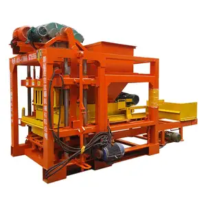 concrete block making machine with various moulds qtj4-25 produce different shapes from reliable supplier