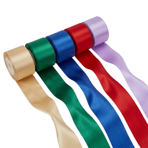 Umweltfreundliches Oeko-Tex Zertifiziertes 1-1/4 Zoll Recyceltes Polyester Doppelseitiges Satinband für Luxus-Geschenkboxen - Product Image 2