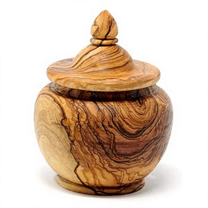 Classic Wooden <b>Storage</b> <b>Jar</b> Airtight Seal 250mL Capacity Multifunction Pantry Organization Custom Engraved Wooden Lid - Product Image 3