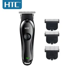 HTC AT-118 Mini profesyonel taşınabilir saç kesme lityum pil sıfır kesme USB şarj saç düzeltici