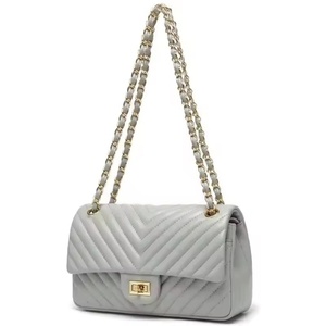 Nouveauté 2025 pour femmes, sacs de créateurs de marques célèbres, sacs à bandoulière en cuir véritable à rayures, fermeture éclair, imperméables, de haute qualité - Product Image 2