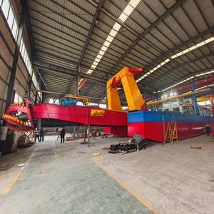 Sabbia Mining Cutter di aspirazione draga barca con asta di ancoraggio e Spud Pole - Product Image 2