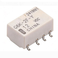 G6K-2F-Y DC12 Original 12V 1A Deux ensembles de commutateurs de transfert (2C) SMD, relais de signalisation 10x6.5mm, jusqu'à 2 ampères RoHS