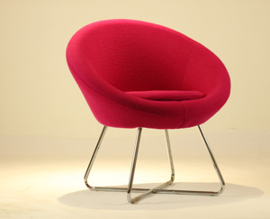 Sedia da Pranzo Imbottita Commerciale con Gambe in Metallo, Sedia Resistente per Uso Interno in Caffè e Settore Alberghiero - Product Image 5