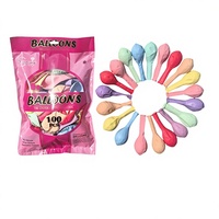 Ballons en latex colorés de 22g en gros, XH 55, sans motif, pour la décoration de mariage, petits ballons pour anniversaire, mariage et fêtes