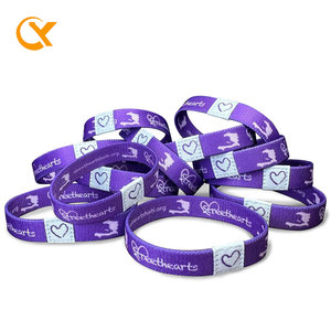 Eco Friendly RFID/NFC Fabric Woven Elastic Wristband Polyester <strong>Cloth</strong> Wrist Band Elastic <strong>Bracelet</strong>
