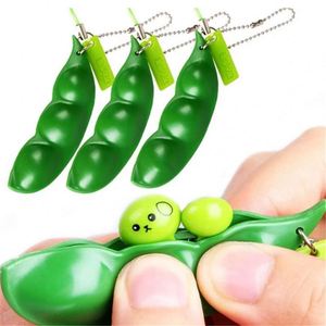 Juguetes Fidget Antiestrés de Cacahuete y Edamame, Juguete Popper para Apretar, Llavero de Plástico Infinito, Fidget Squishy de Descompresión para Niños - Product Image 2