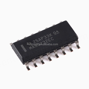 MAX3232ECDR MAX3232EC SOIC-16 RS-232 ไลน์ไดร์เวอร์/ตัวรับสัญญาณชิป IC - Product Image 1