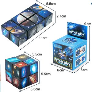 NUEVO 2026 Cubo Mágico Infinito 3D 2 en 1, Juguete Antiestrés, Cubo Infinito del Sistema Solar - Product Image 4