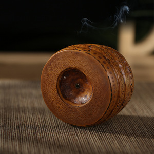 Handmade Bamboo Root Incense Holder Sandalwood Burner Zen Style Religious Use Chinese Incense Accessory - Product Image 2