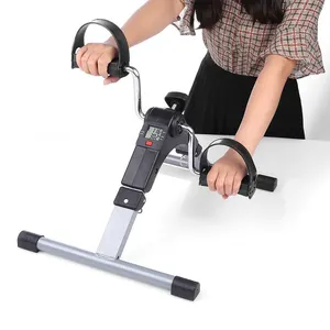 Mini máquina de passo para mesa, treinador de pés para idosos, exercitador de pedal