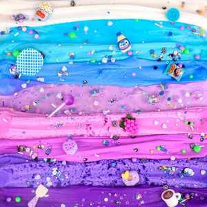 Paquete de Slime con Adornos de Comida, Variedades Mixtas, Bolas de Espuma, Chispas Brillantes, No Pegajoso, Actividad Sensorial para Niños, Regalo - Product Image 6