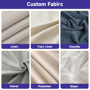 Cortinas de Estilo Francés Semi-Opacas con Cinta para Atar, Venta al por Mayor de Fábrica DaiRui, 63x42 Pulgadas (160x107 cm) - Product Image 5