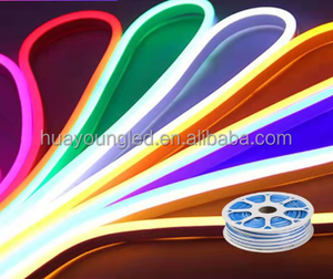 DC12V Silicone 7X13mm/8X16mm RGB LED Neon Light Strips IP67 Rating Double-layer Coating 100m Length for Mall Decoration Signs - Product Image 2