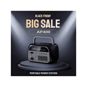 Station d'alimentation portable UAPOW AP300, batterie LiFePO4 230Wh, générateur solaire, sortie AC 600W, utilisation domestique, camping, voyages, camping-cars, type de prise AU - Product Image 3