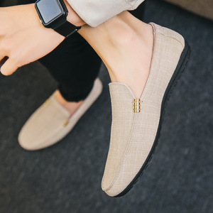 British Casual High-Top Slip-On Canvas Shoes for Men Trendy PU PVC <b>Insole</b> Mesh Lining Anti-Slip Autumn Personality - Product Image 2