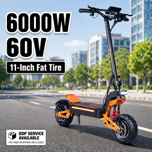 Scooter Eléctrico Profesional US/EU de 60V, Scooter de Movilidad con Neumáticos de 11 Pulgadas, Plegable con Doble Suspensión para Adultos - Product Image 1