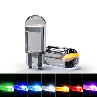 Ampoule LED T10 12V 5W Directe 9x23mm COB Clair comme du cristal Sans erreur Canbus pour éclairage de plaque d'immatriculation et plafonnier intérieur de voiture