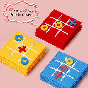 Vente en gros Nouveau jeu <span class=keywords><strong>de</strong></span> puzzle <span class=keywords><strong>de</strong></span> luxe en non-tissé pour enfants Mini Nine Palace Grid Felt Game en Chine - Product Image 4