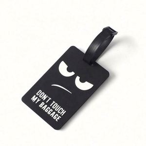 Etiqueta de Equipaje Personalizada de PVC Suave 3D con Patrón de Letras, Tamaño Personalizado, Anillo Metálico con Recubrimiento Pantone - Product Image 6