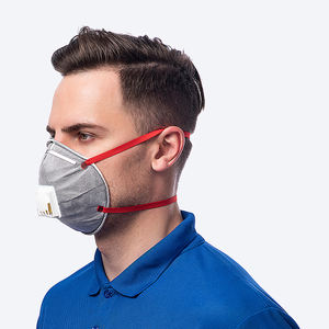 Masker Kerja Industri Anti Debu Bentuk Cangkir dengan Karbon Aktif, Respirator Wajah, Masker Anti Debu dengan Resistensi Pernapasan Rendah - Product Image 4