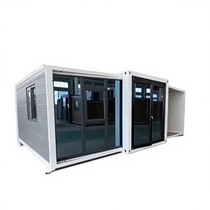 Maison modulaire extensible en acier galvanisé haute résistance, maison-conteneur carrée <span class=keywords><strong>pour</strong></span> bureau, entrepôt - Product Image 4