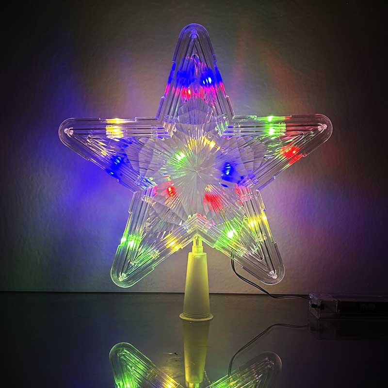 23cm five-star colorful-2 battery boxes