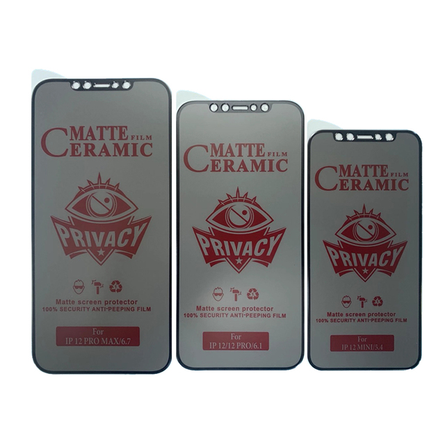Matte Ceramic Screen Protector for Samsung A11 M11 Mobile Phone Security Antipeeping Film Privacy Screen Protector