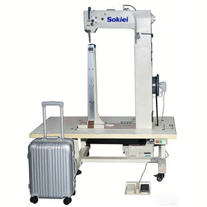 Machine à coudre industrielle Sokiei à point de chaînette, à bras haut, à aiguille simple, moteur 750W - Product Image 4