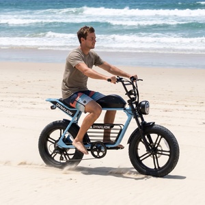 Vélo électrique à cadre en acier inoxydable avec <span class=keywords><strong>pneus</strong></span> larges 20x4.0, vélo de croisière côtier pour le transport estival des surfeurs sur la plage - Product Image 1