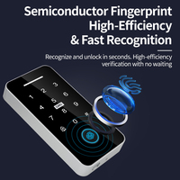 Terminal de contrôle d'accès et de présence commercial par empreinte digitale, étanche, avec mot de passe et carte, compatible OEM/ODM, contrôle d'accès RFID