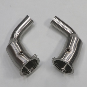 Lightweight and High Performance Stainless Steel Car Exhaust Pipe Straight Downpipe for Porsche 911 992 3.0T T304 - Product Image 2