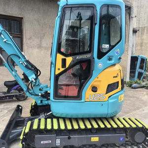 Miniexcavadora Kubota U25 Usada de 2.5 Toneladas, Excavadora de Orugas para Construcción, Kubota25 de Segunda Mano, Oruga Hidráulica, Certificación CE de Japón - Product Image 1