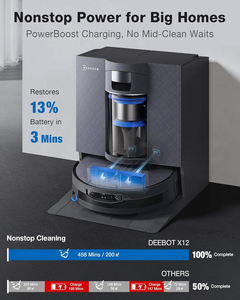 ECOVACS DEEBOT X12 OmniCyclone Robot Vacuum and Mop 22000Pa Suction ZeroTangle Obstacle Avoidance Self-Emptying Mopping Robot - Product Image 1