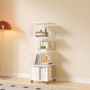 Étagère de sol moderne First Color, rotative à 360 degrés, multi-niveaux, pour salon, chambre et bureau - Product Image 3