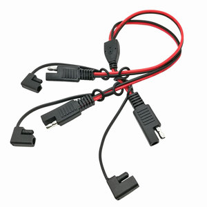 Кабель-разветвитель SAE Y-образный 18AWG, 1 на 2, с быстрым отключением, для автомобиля, мотоцикла, фургона, солнечной батареи - Product Image 5