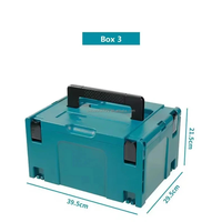 Boîte de rangement d'outils MAKPAC OEM/ODM, empilable, modulaire, avec système d'interverrouillage, pour outils d'atelier