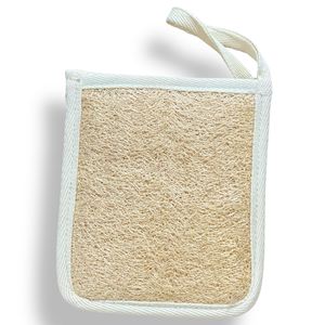 Bolsa de jabón de lufa natural, bolsa de jabón de lufa 100% orgánica para ducha y baño, funda exfoliante para jabón - Product Image 3