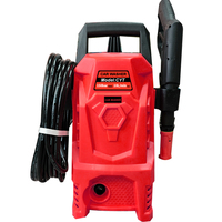 Nettoyeur haute pression électrique Hannuowei BXJG 1800W rouge pour lavage automatique des voitures, des sols et usage agricole